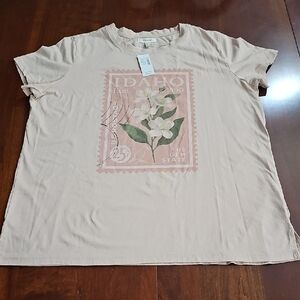 Maurices Pale Blush Graphic Tee
